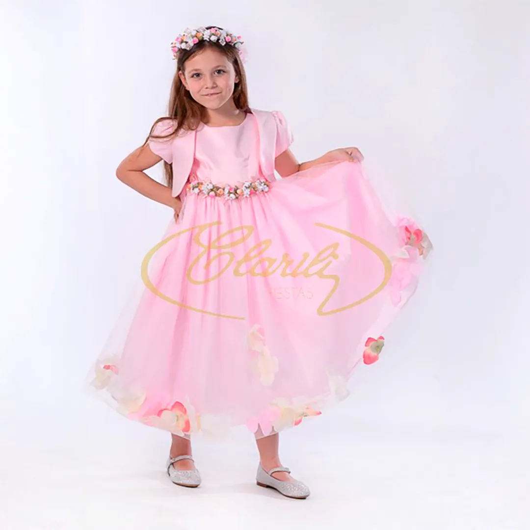 Clarili Fiestas Vestido con Pétalos