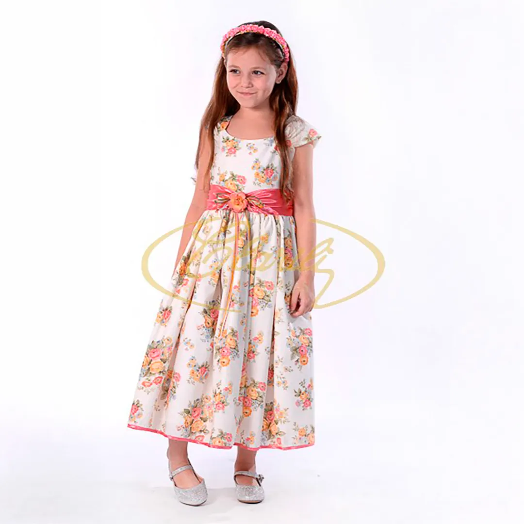 Clarili Fiestas Vestidos de Niñas Floreados