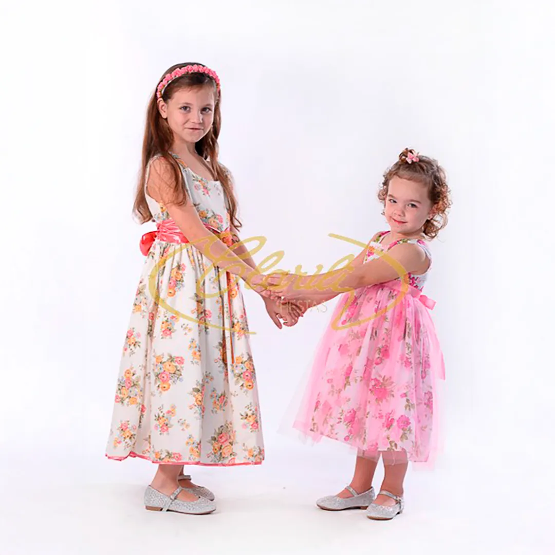 Clarili Fiestas Vestidos de Niñas Floreados