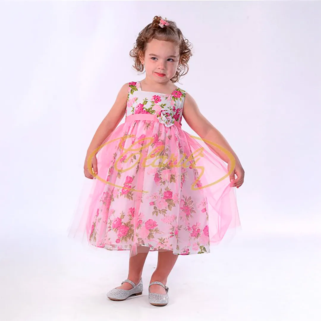 Clarili Fiestas Vestidos de Niñas Floreados